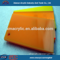 orange color 1.8mm cell cast acrylic sheet